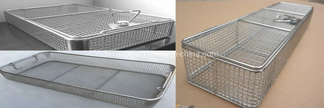 Food Grade 304 Stainless Steel Wire Mesh Drying Tray for Vegetable Fruit